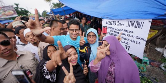 Peristiwa 'Tak Mengenakkan' Dialami Sandiaga Uno saat Kampanye