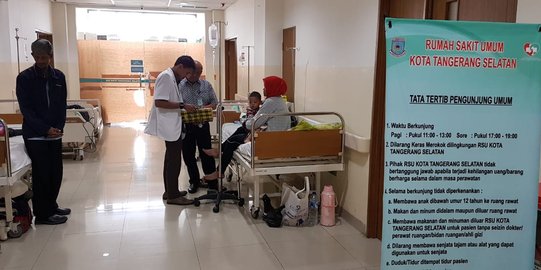 Kamar Penuh, Pasien DBD Dirawat di Selasar RSU Tangsel