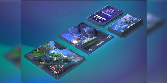 Samsung Patenkan Konsep Smartphone Gaming Lipat, Seperti Apa?