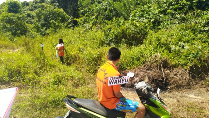 reka adegan mahasiswa samarinda buang bayi di semak belukar