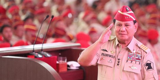 Ribuan Purnawirawan TNI-Polri Silaturahmi ke Rumah Prabowo di Hambalang