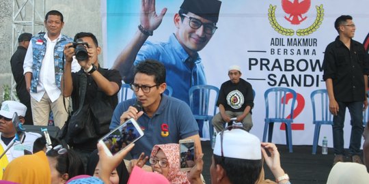 Penjelasan Sandiaga Soal Temuan JPPR Terkait Donatur Fiktif Dana Kampanye