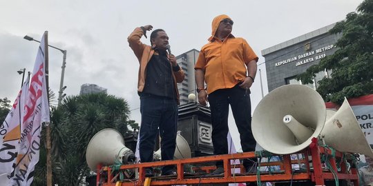 Demo di Polda Metro Jaya, Kader Hanura Desak Komisioner KPU Jadi Tersangka