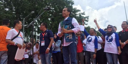 Jokowi: Saya Kurus Tapi Tidak Pernah Takut Apapun