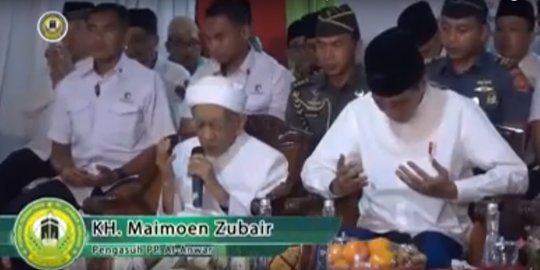 TKN Sebut Mbah Moen Dukung Jokowi Karena Gus Yasin Jadi Wagub Dicalonkan PDIP