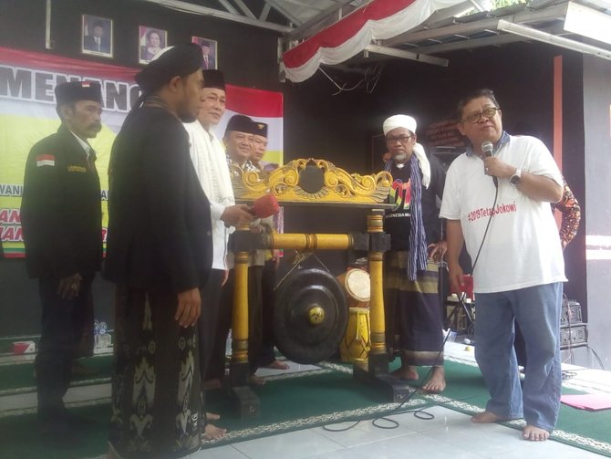 peresmian posko relawan jokowi di serang banten