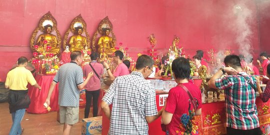 Imlek, Umat Vihara Dharma Bhakti Harap Saling Toleransi Beragama di Tahun Politik