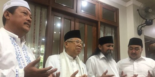 Dikunjungi Ma'ruf Amin, Habib Ja'far Doakan Jokowi Terpilih Untuk Kedua Kali