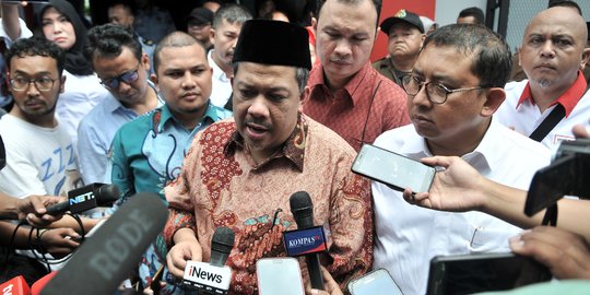 Fahri Hamzah dan Fadli Zon Jenguk Ahmad Dhani di Rutan Cipinang