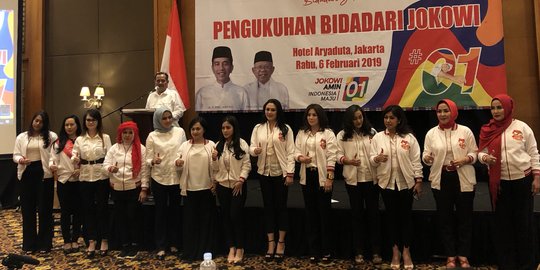 Sederet Sosialita Cantik Deklarasi Dukung Jokowi-Ma'ruf