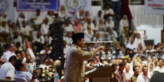 Prabowo Bingung Para Pendukungnya Dijebloskan ke Penjara