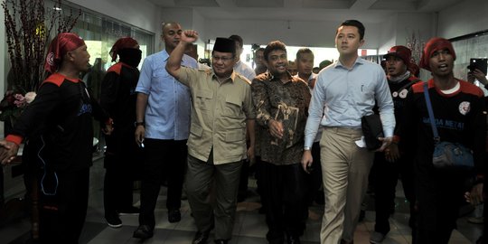 Prabowo Hadiri Peringatan HUT ke-20 KSPI