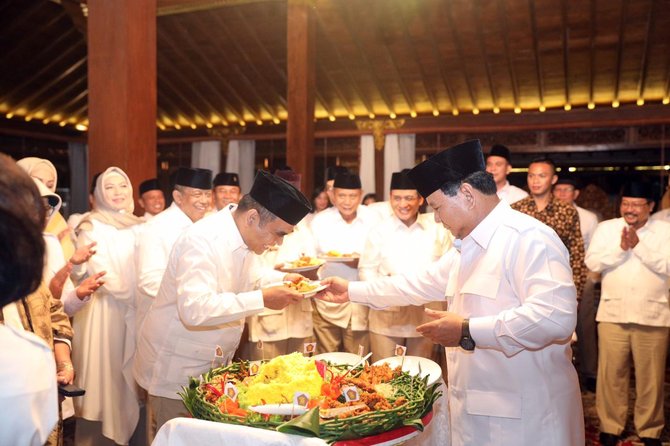 perayaan hut gerindra ke 11 di hambalang