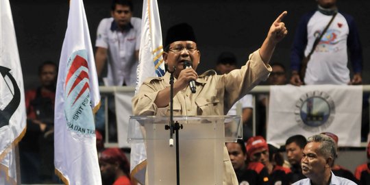 Prabowo: Tidak Arif Pemimpin Menyebarkan Kebohongan