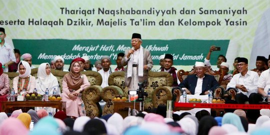 Hoaks Bertebaran, Ma'ruf Ingatkan 'Teliti Dulu, Jangan Langsung Disebar'