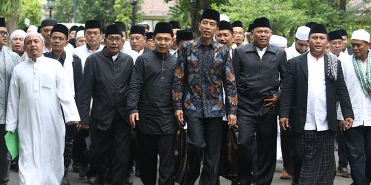 Jokowi: Kalau Ulama & Umara Sering Bertemu, Insya Allah Negara Adem Ayem, Tentram