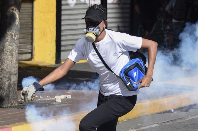 aksi protes maduro di venezuela