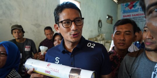 Ini Pesan Sandiaga untuk Sesama Alumni Pangudi Luhur Pendukung Jokowi