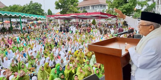 Didukung 10 Parpol dan Kader Partai, Ma'ruf Amin Harap Elektabilitas Makin Naik