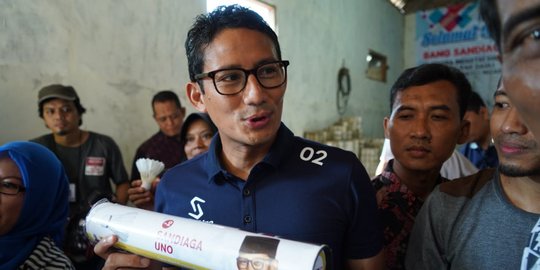 Sandiaga: Di Jabar Kita Unggul tetapi Enggak Terlalu Banyak