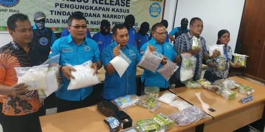 Bongkar Jaringan Narkoba Lapas Pekanbaru dan Jakarta, BNN Sita 15 Kg Sabu