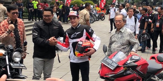 Usai Bertemu Marc Marquez, Kang Emil Berencana Bangun Sirkuit Moto GP di Kertajati