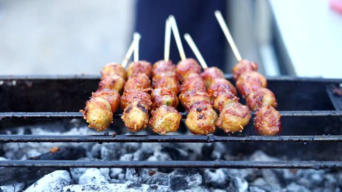 5 Resep  Bakso  Bakar  Nikmat dari Bakso  Bakar  Pak  Man  