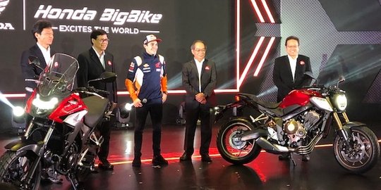 Disaksikan Pebalap Marc Marques, Honda Rilis Lima Motor Big Bike Anyar