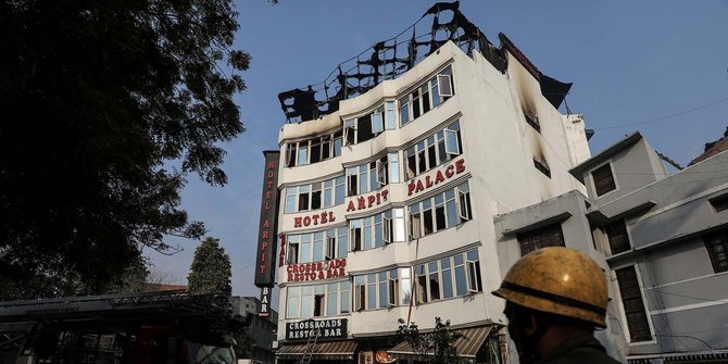Kebakaran Hotel di New Delhi, 17 Orang Tewas