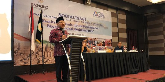 Ajak Pemkab Naik Kelas Ke Pasar Global, Apkasi Sosialisasikan #AOE19 di Balikpapan