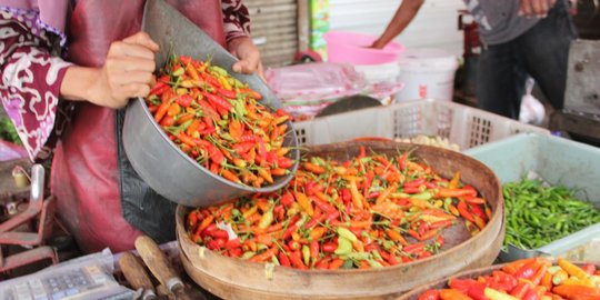 Pedagang Mengeluh Harga Cabai di Solo Terjun Bebas