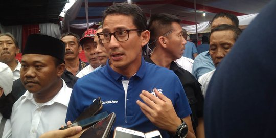 Sandiaga Uno Tegaskan Dukungan Muchdi PR ke Jokowi Tak Ganggu Soliditas Koalisi