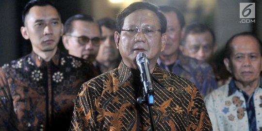 Prabowo: Kami Tak Rela Lihat Rakyat Masih Ada yang Sulit Makan