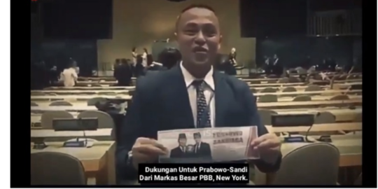 Sandiaga Harap Pendukungnya yang Rekam Video di Ruang Sidang PBB Tak Disanksi Hukum