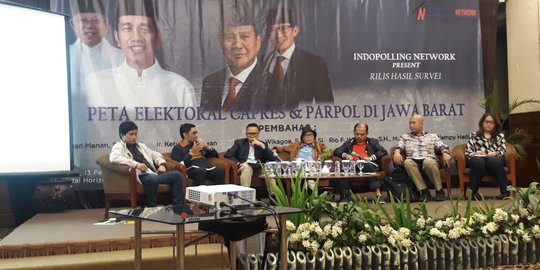Survei Indopolling di Jabar: Jokowi Kuasai Wilayah Timur, Prabowo Unggul di Selatan