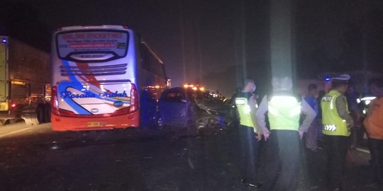 Tabrakan Beruntun di Tol Tangerang-Merak, Satu Penumpang Tewas