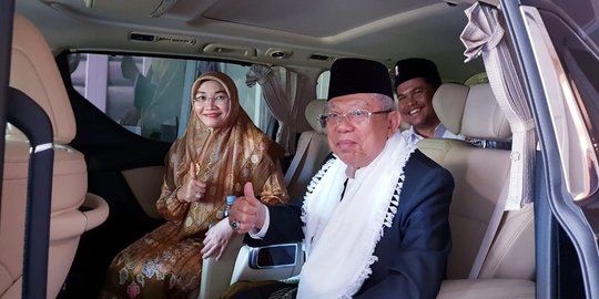 Kunjungi Cianjur, Ma'ruf Amin Ingin Pastikan Menang di Jabar