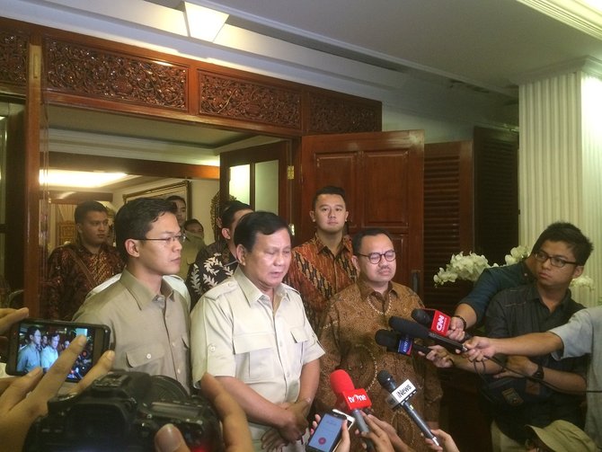 prabowo bertemu sudirman said di kertanegara