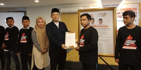 Dukung Jokowi-Ma'ruf, Relawan Milenial Muslim Bersatu Siap Menangkal Hoaks di Medsos