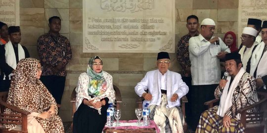 KH Ma'ruf Amin Ziarah ke Makam Pendiri Kabupaten Cianjur