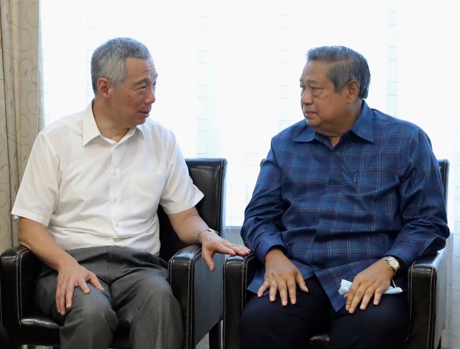 pm singapura jenguk ani yudhoyono