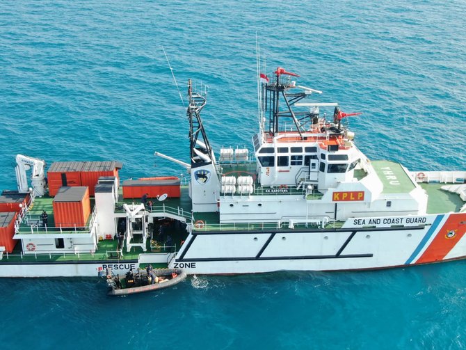 direktorat kesatuan penjagaan laut dan pantai kplp melakukan patroli laut