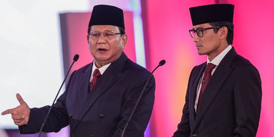 Simulasi Jelang Debat Kedua Capres, Sandiaga jadi Lawan Prabowo