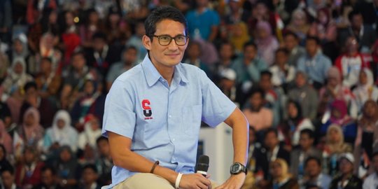 Sandiaga Sebut Prabowo Tidak Akan Menyudutkan Jokowi di Debat Kedua