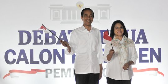 Kedatangan Jokowi, Prabowo, dan Tokoh Politik di Debat Pilpres