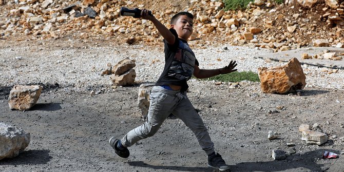 Israel Diduga Jadikan Anak  anak Palestina  Sasaran Uji Coba 