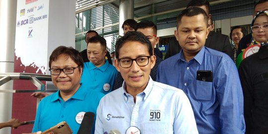 Sandiaga Usul Tak Ada Pertanyaan Panelis Saat Debat dengan Ma'ruf Amin