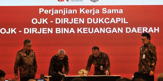 Lima Lembaga Negara Tandatangani Nota Kesepahaman