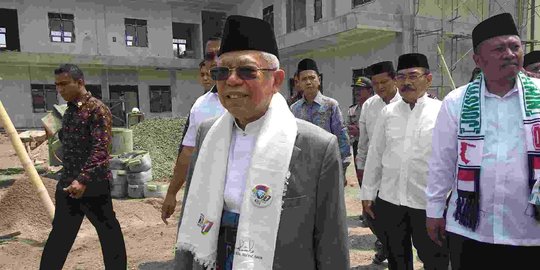 Ma'ruf Amin Klaim Sejumlah Ulama Pendukung Prabowo di Banten Merapat ke Jokowi