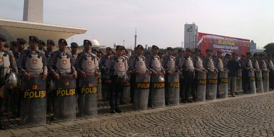 12.000 Personel Gabungan Amankan Munajat 212 di Monas